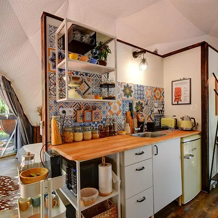 Luxusní stan Tiche Misto Glamping Slapy (Prague-West)