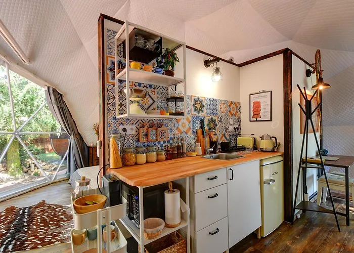 Campo de lujo Tiché Místo Glamping Slapy (Prague-West)