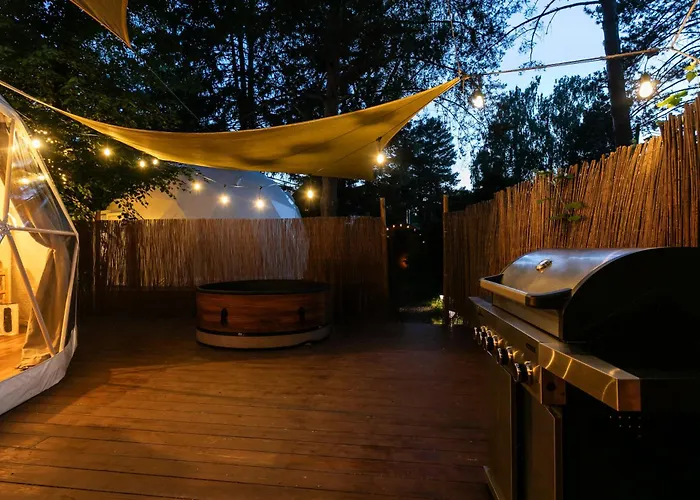 Luxury tent Tiche Misto Glamping Slapy (Prague-West)